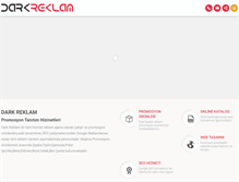 Tablet Screenshot of darkreklam.com